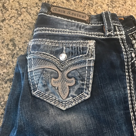 Rock Revival Boot-Cut Rima with Rhinestones - Picture 2 of 8